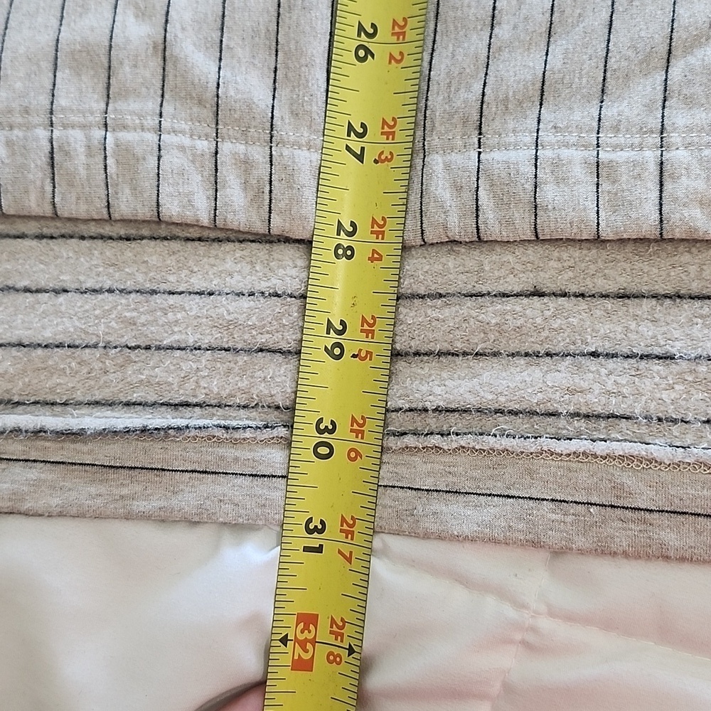 NWOT CAPOTE Striped Beige & Navy Women's Sweater With Pockets Small - Picture 13 of 13